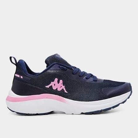 Tênis Kappa Trevisso Feminino marinho e rosa
